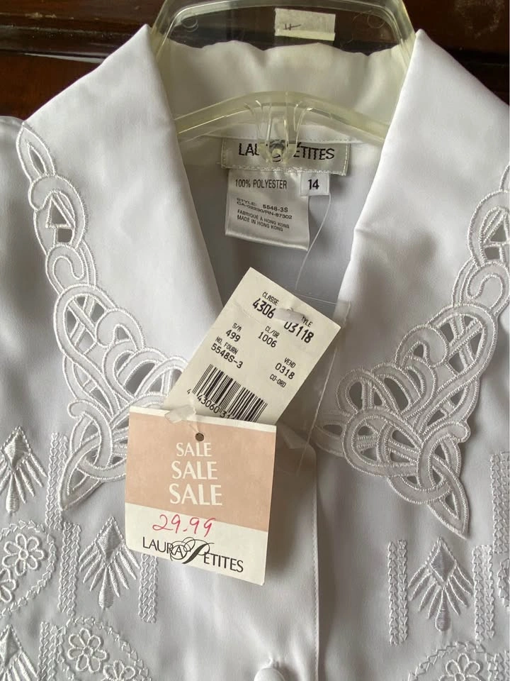 White shirt- Laura petite size 14 - photo 2