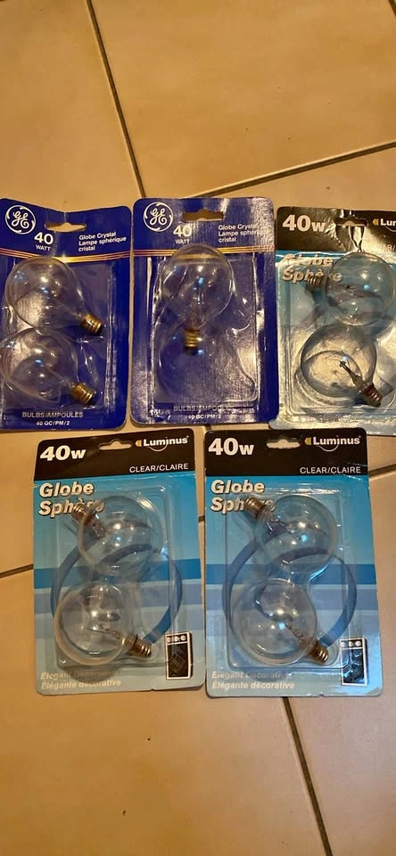 Globe light bulbs