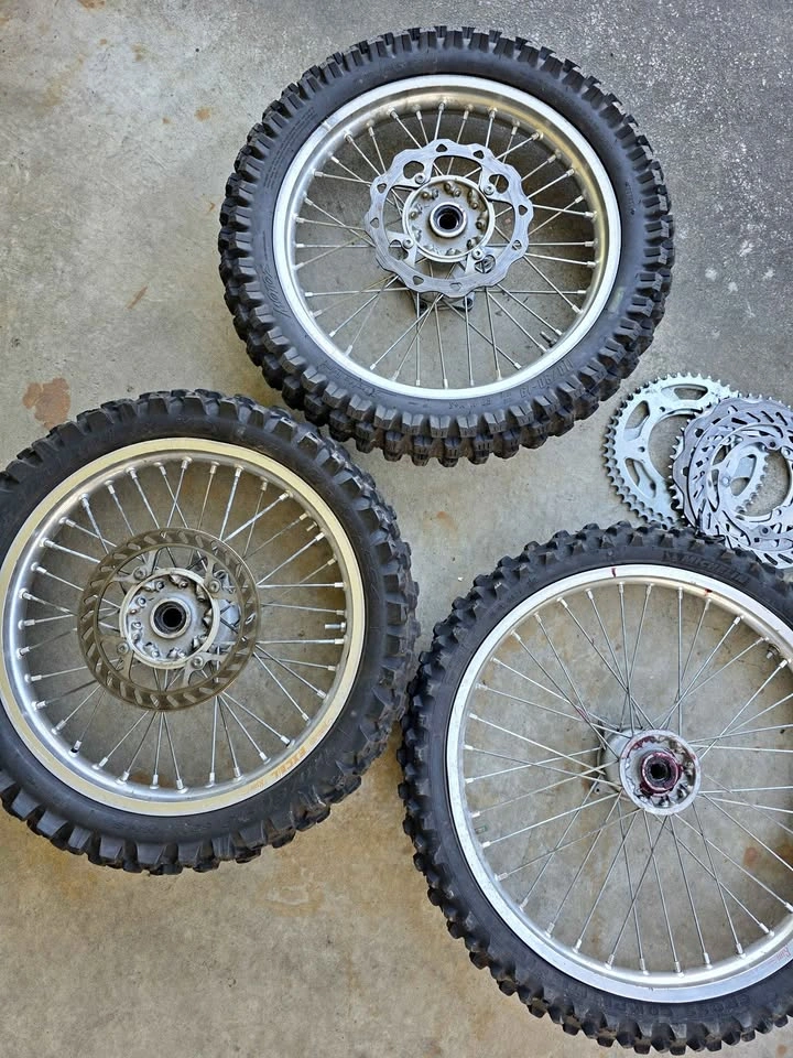 Suzuki RMZ 250/450 Wheel Set - 3 WHEELS TOTAL - Excel Rims