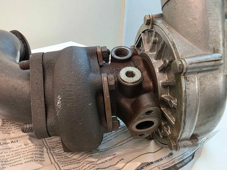 OEM Porsche 944 Turbo KKK K26 Turbocharger With Pipe - photo 3
