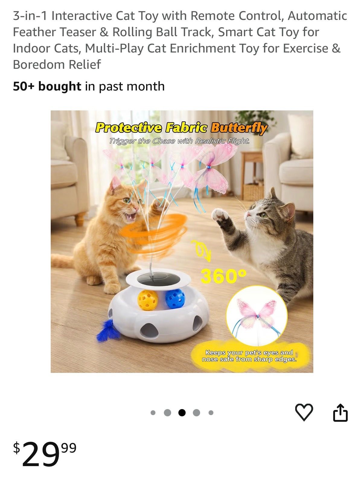 3-in-1 Interactive Cat Toy with Remote Control - photo 4