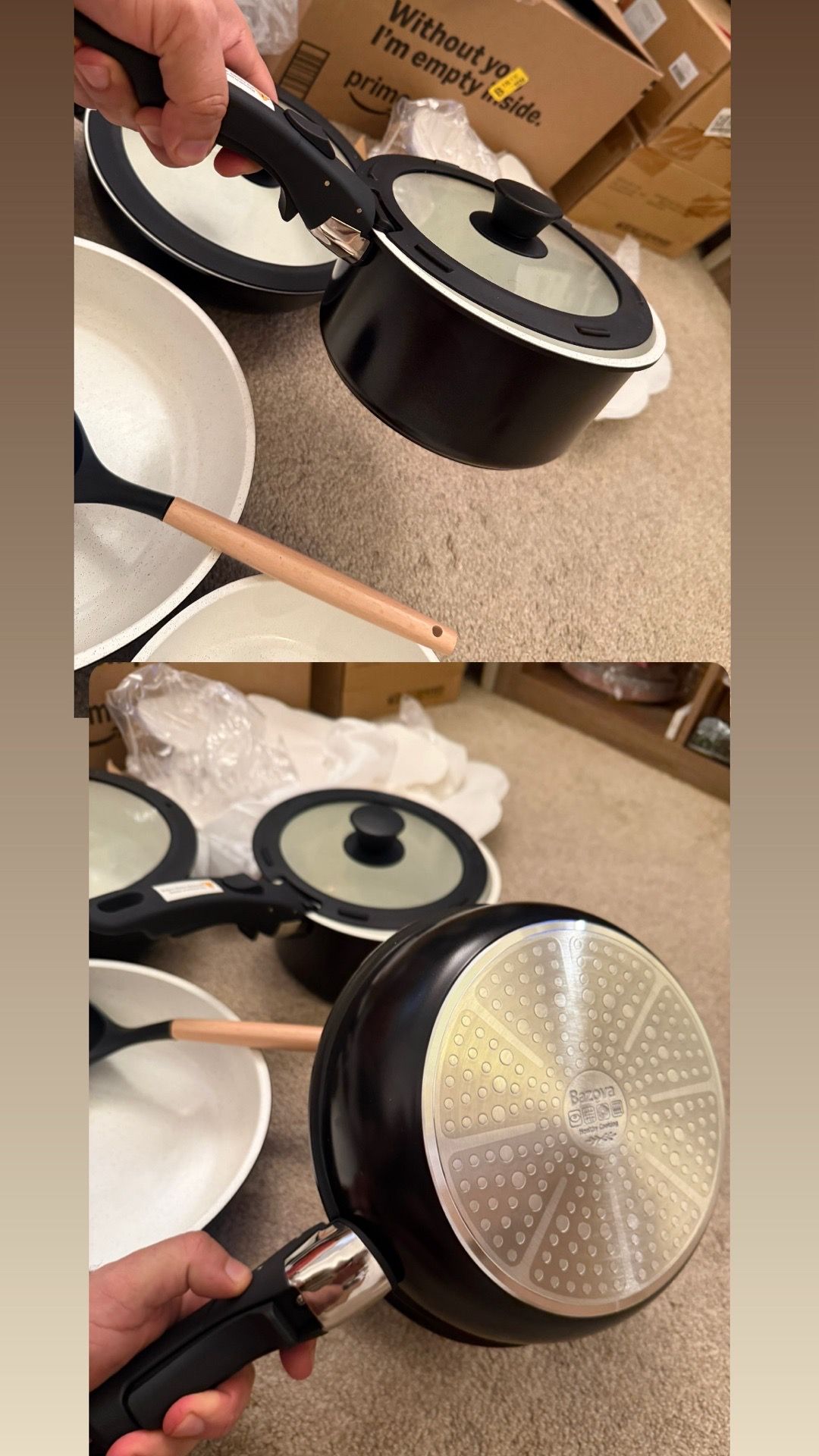 Ceramic Cookware Set with Removable Handles - photo 3