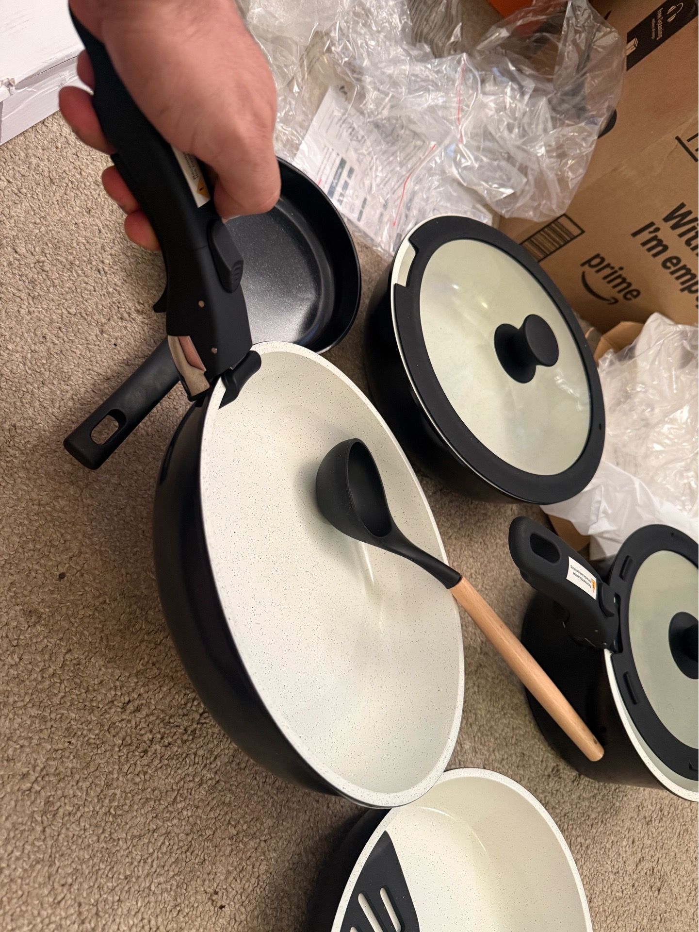 Ceramic Cookware Set with Removable Handles - photo 4