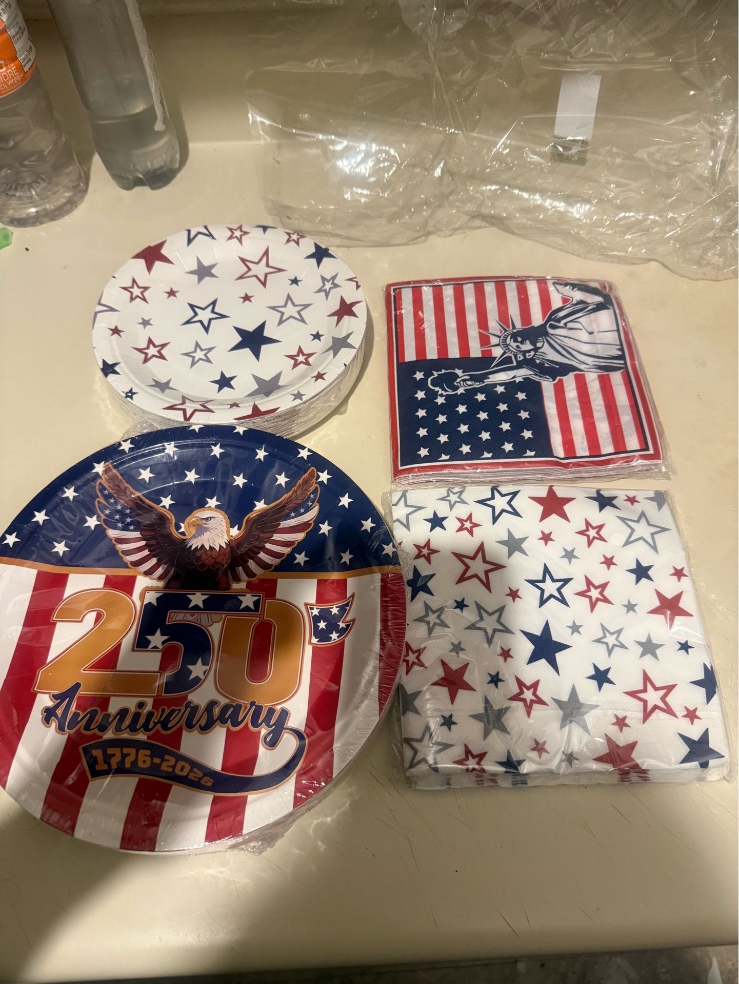 4th of July Party Supplies Set for 50 Guests
