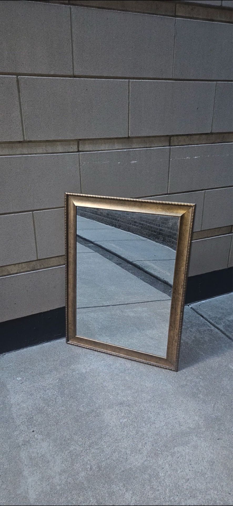 Gold Wall Mirror 31" x 43" Astor Champagne Rectangle Mirror - photo 3