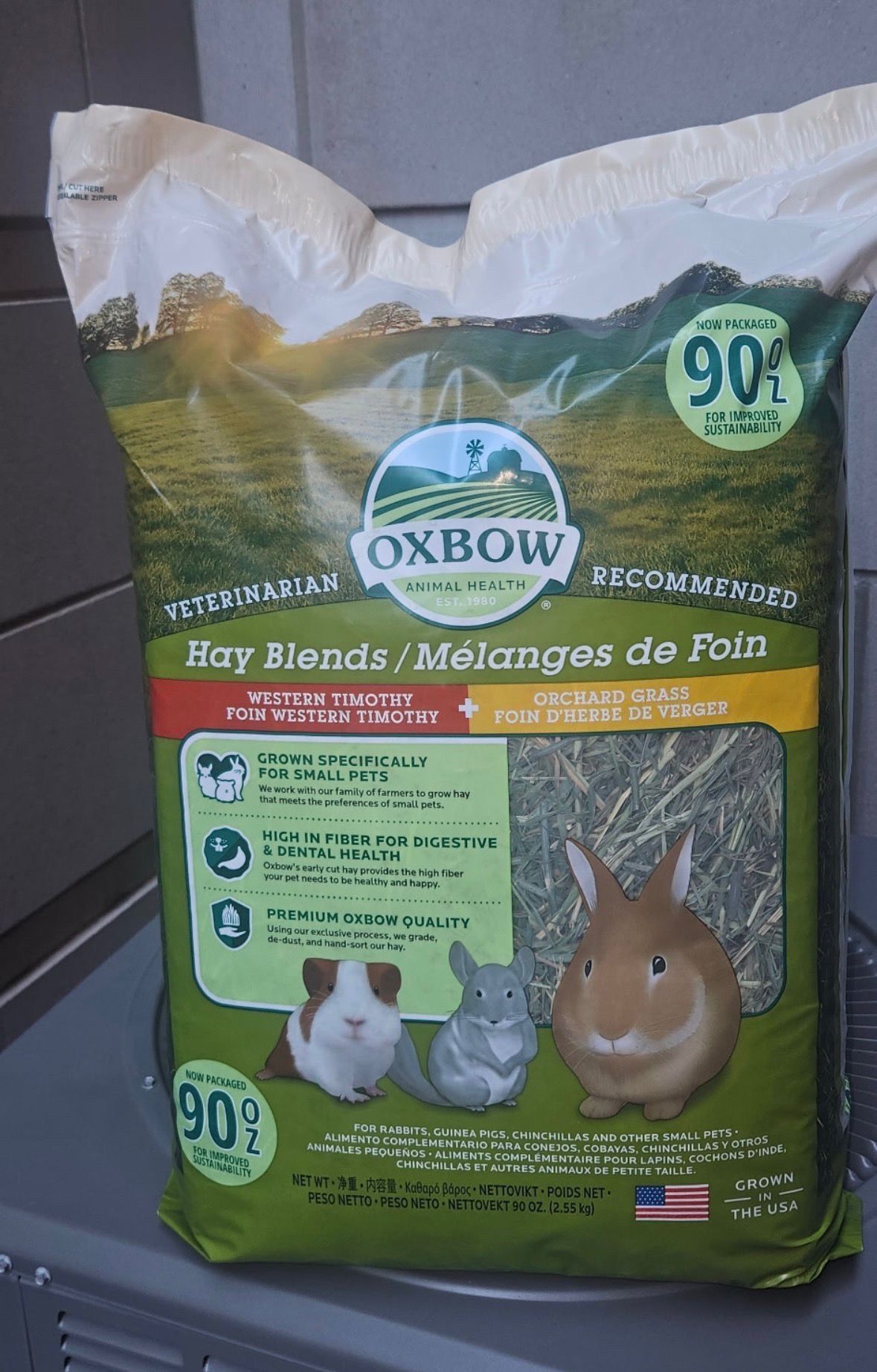 Guinea Pig & Rabbit Food, 90 oz. Bag, New Sealed - photo 5
