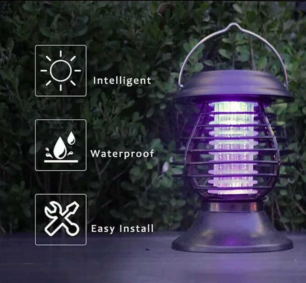 Solar Bug Zapper and Outdoor Light - photo 3