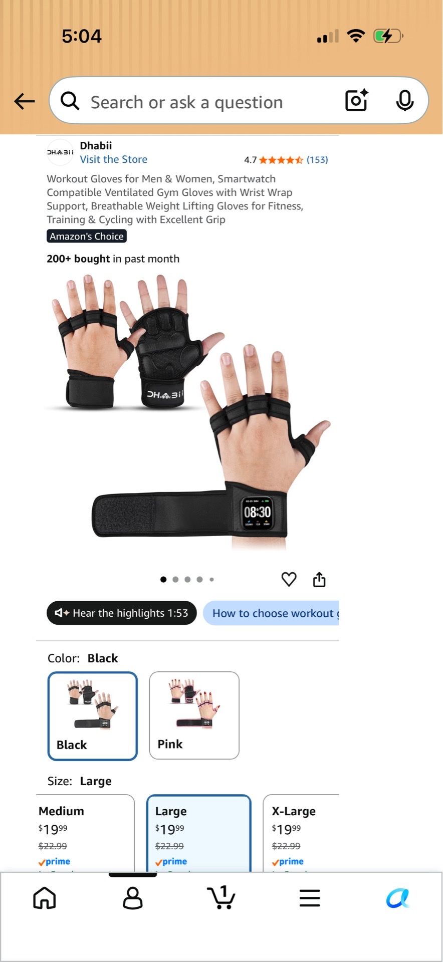 Workout Gloves for Men & Women with Wrist Support - photo 3