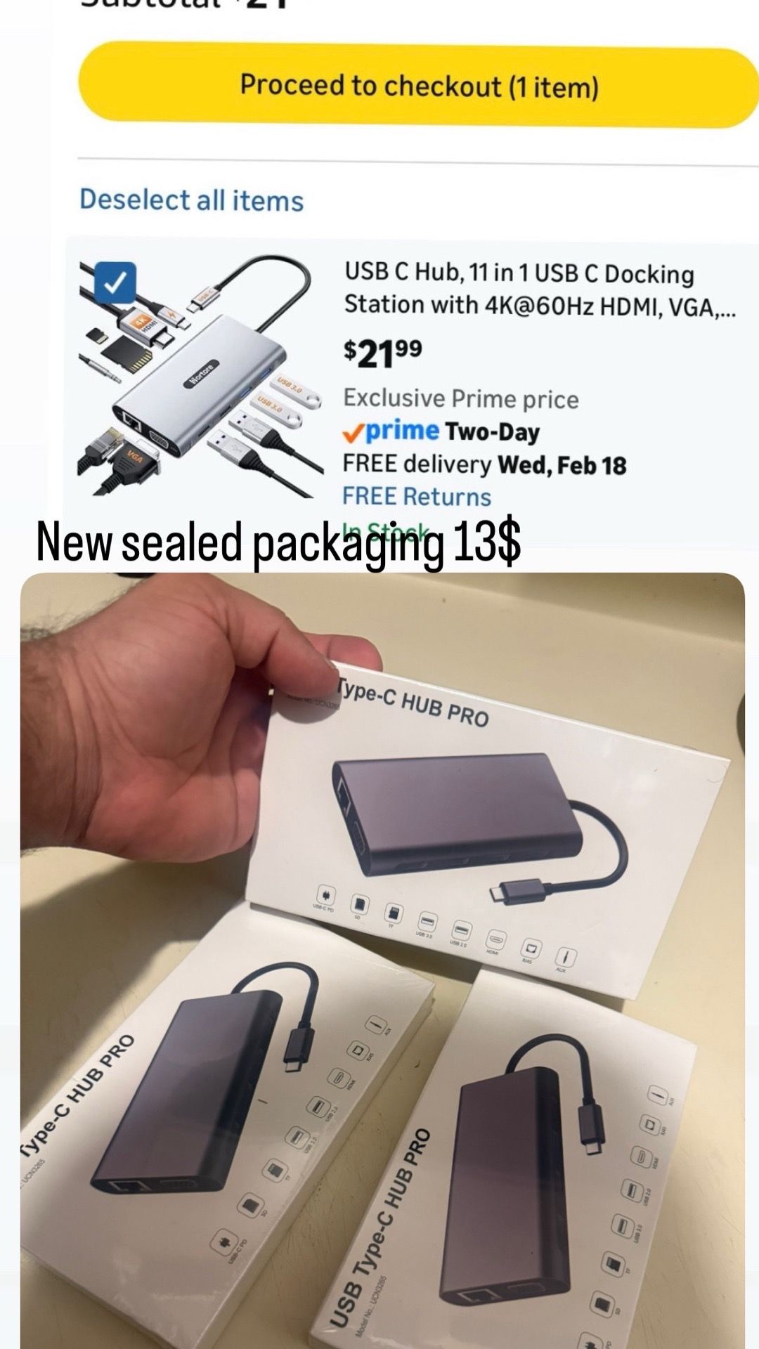 11-in-1 USB-C Docking Station with 4K HDMI and PD Charging