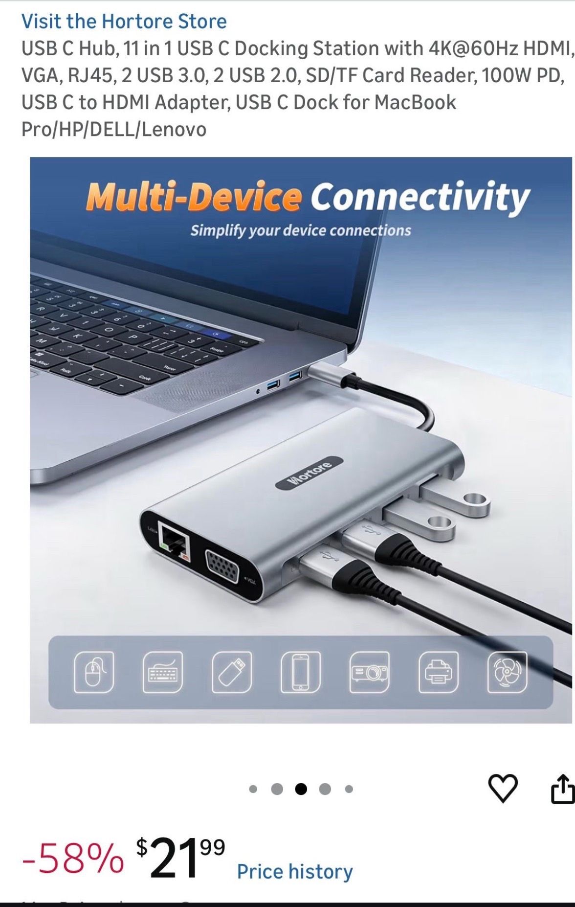 11-in-1 USB-C Docking Station with 4K HDMI and PD Charging - photo 5