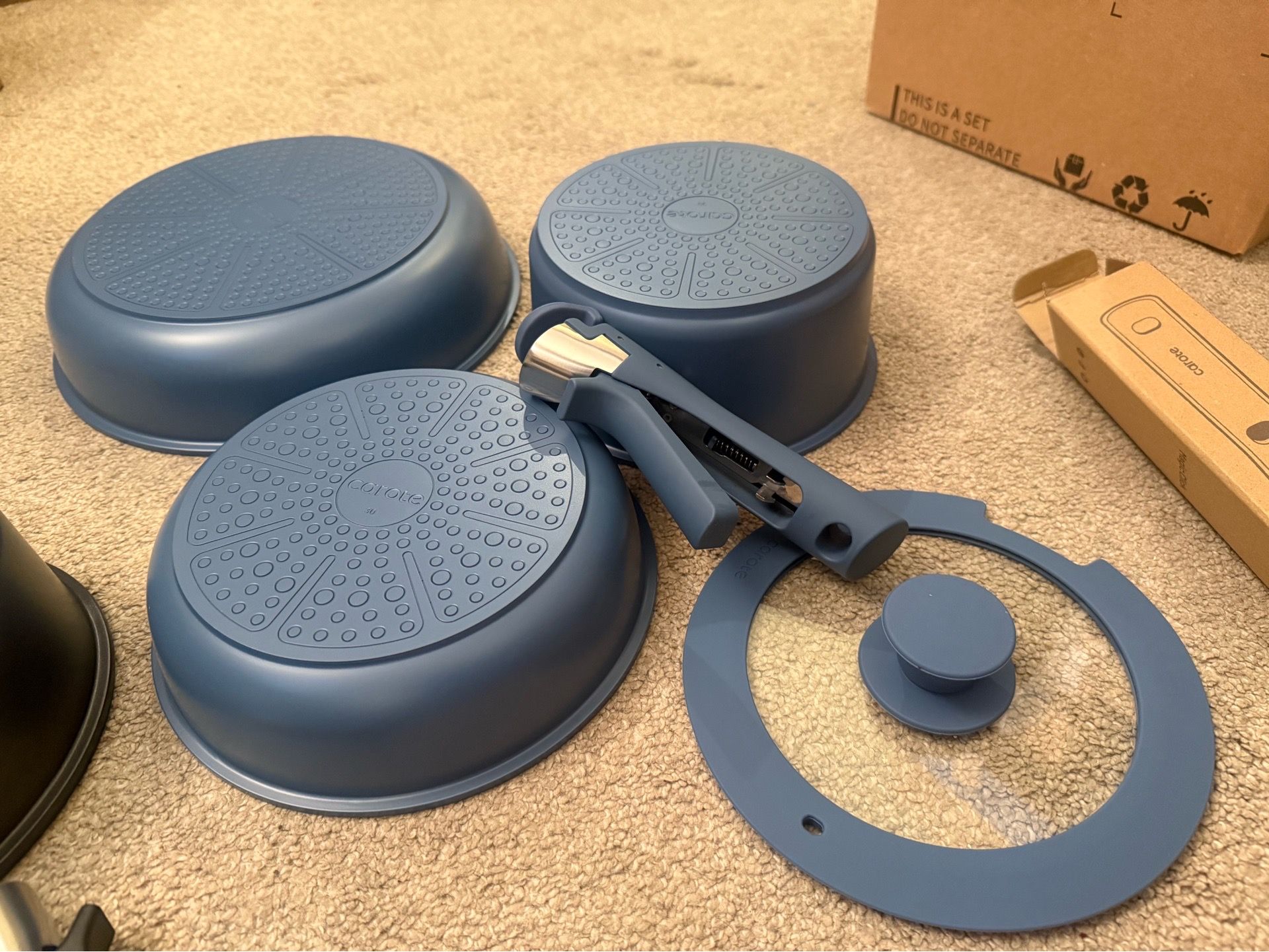 Nonstick Cookware Set with Detachable Handles - photo 5