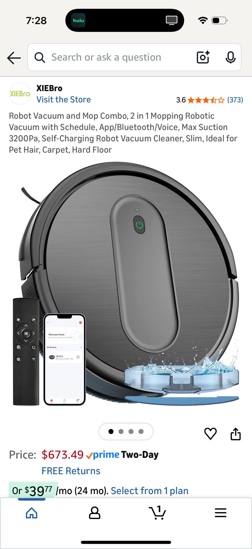 XIEBro Robot Vacuum and Mop Combo - photo 5