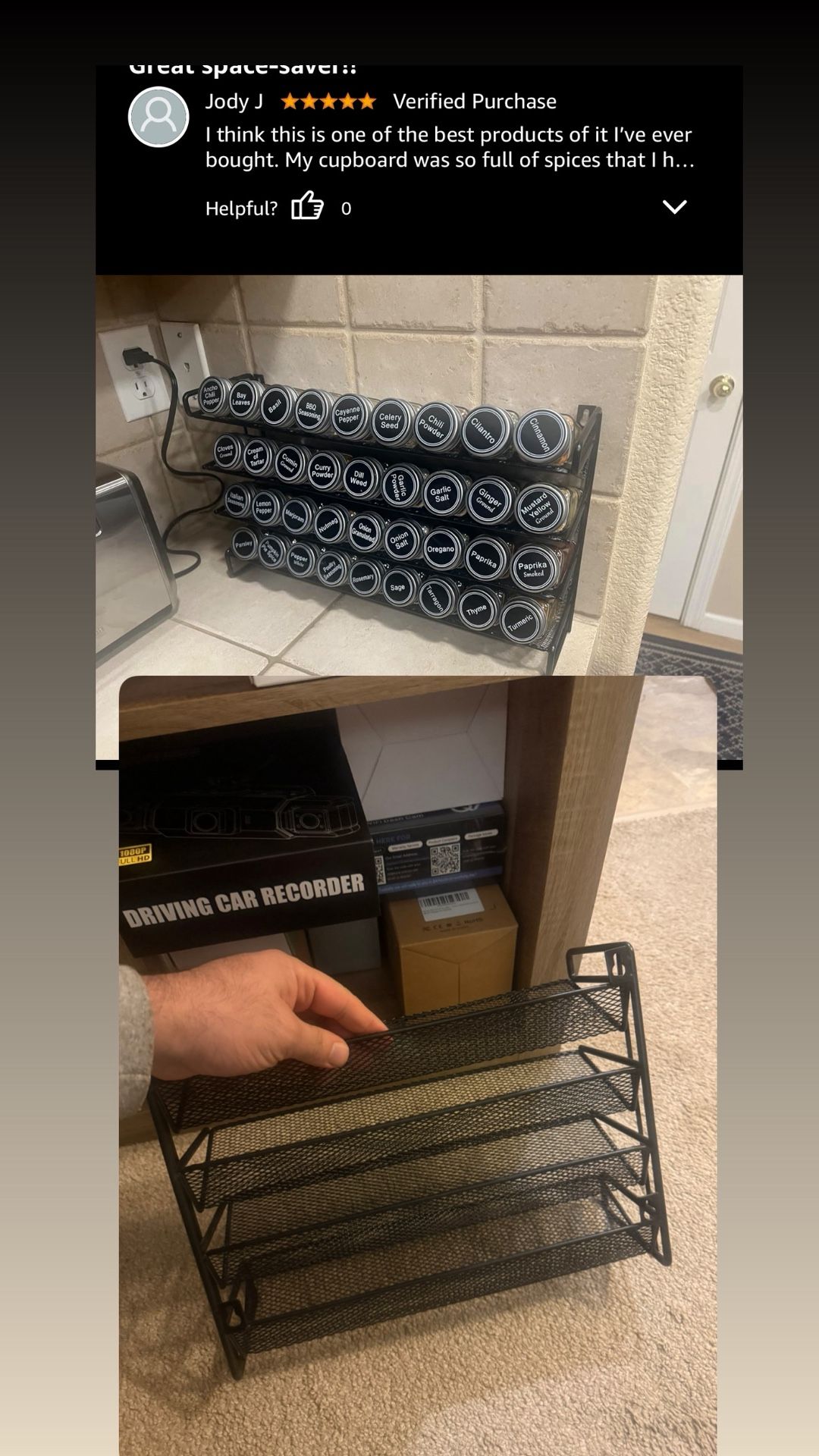 SpaceAid Spice Rack Organizer with 28 Spice Jars - photo 2