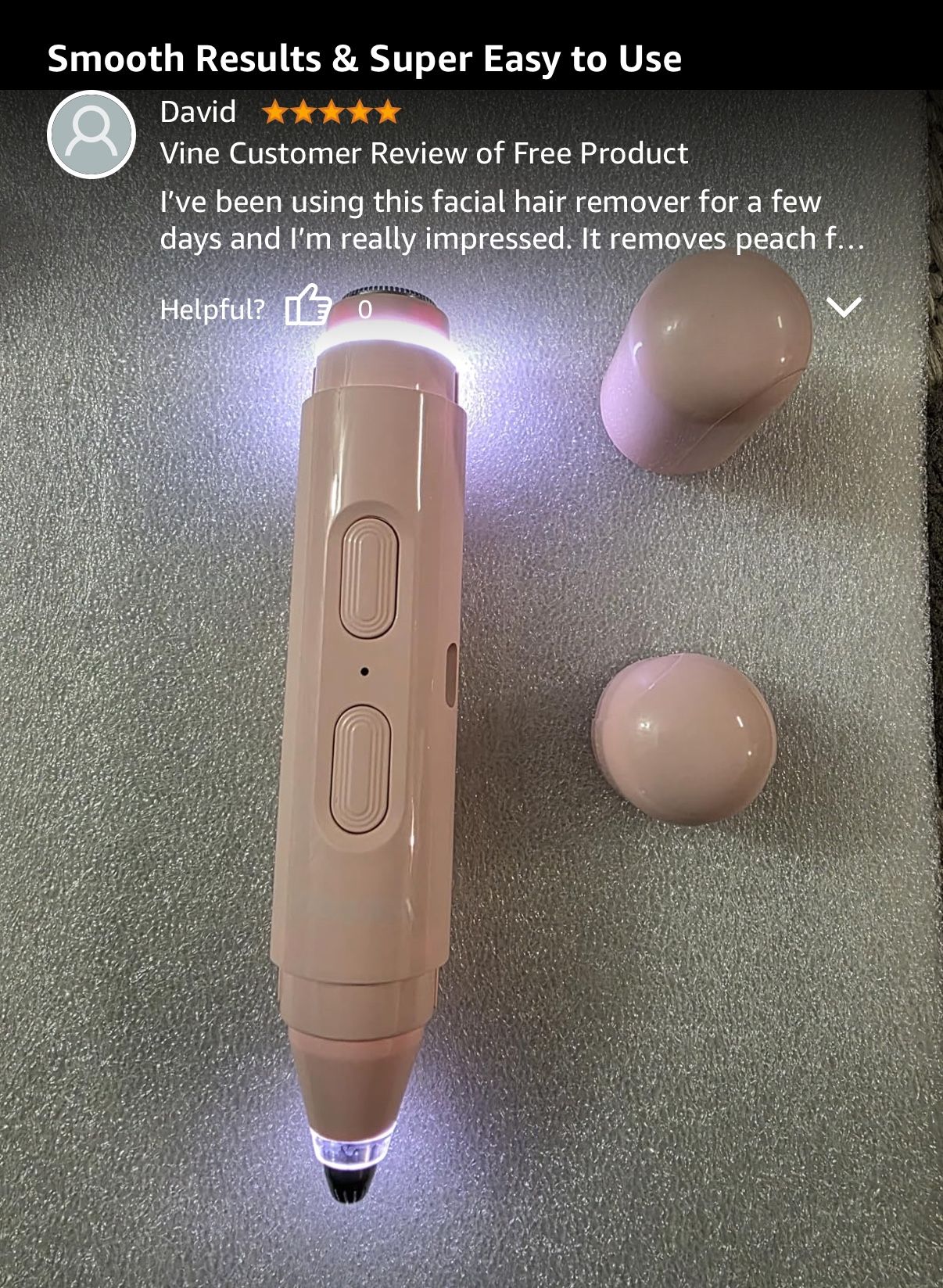 2-in-1 Facial Hair Remover & Eyebrow Trimmer - photo 2