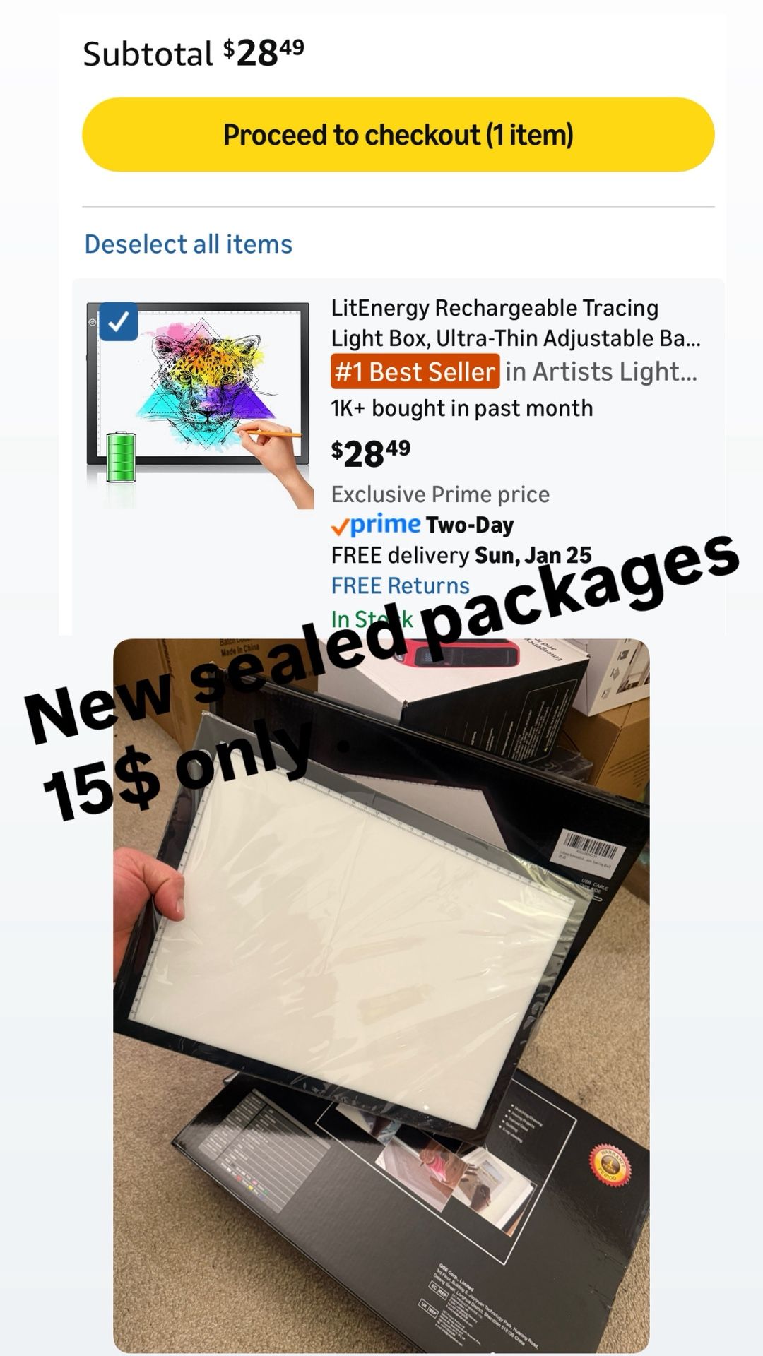 Rechargeable Tracing Light Box LED Tracer Pad