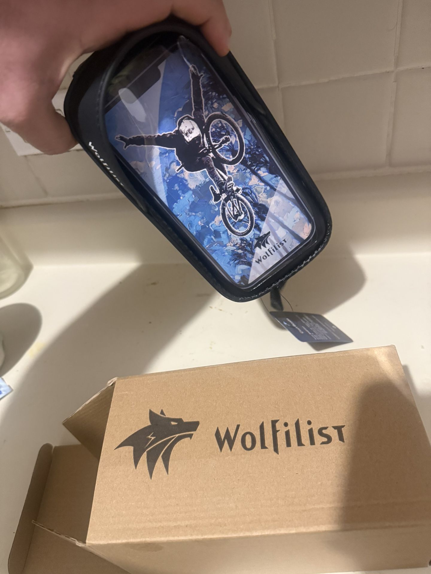 Waterproof Bike Frame Bag with Phone Holder - photo 4