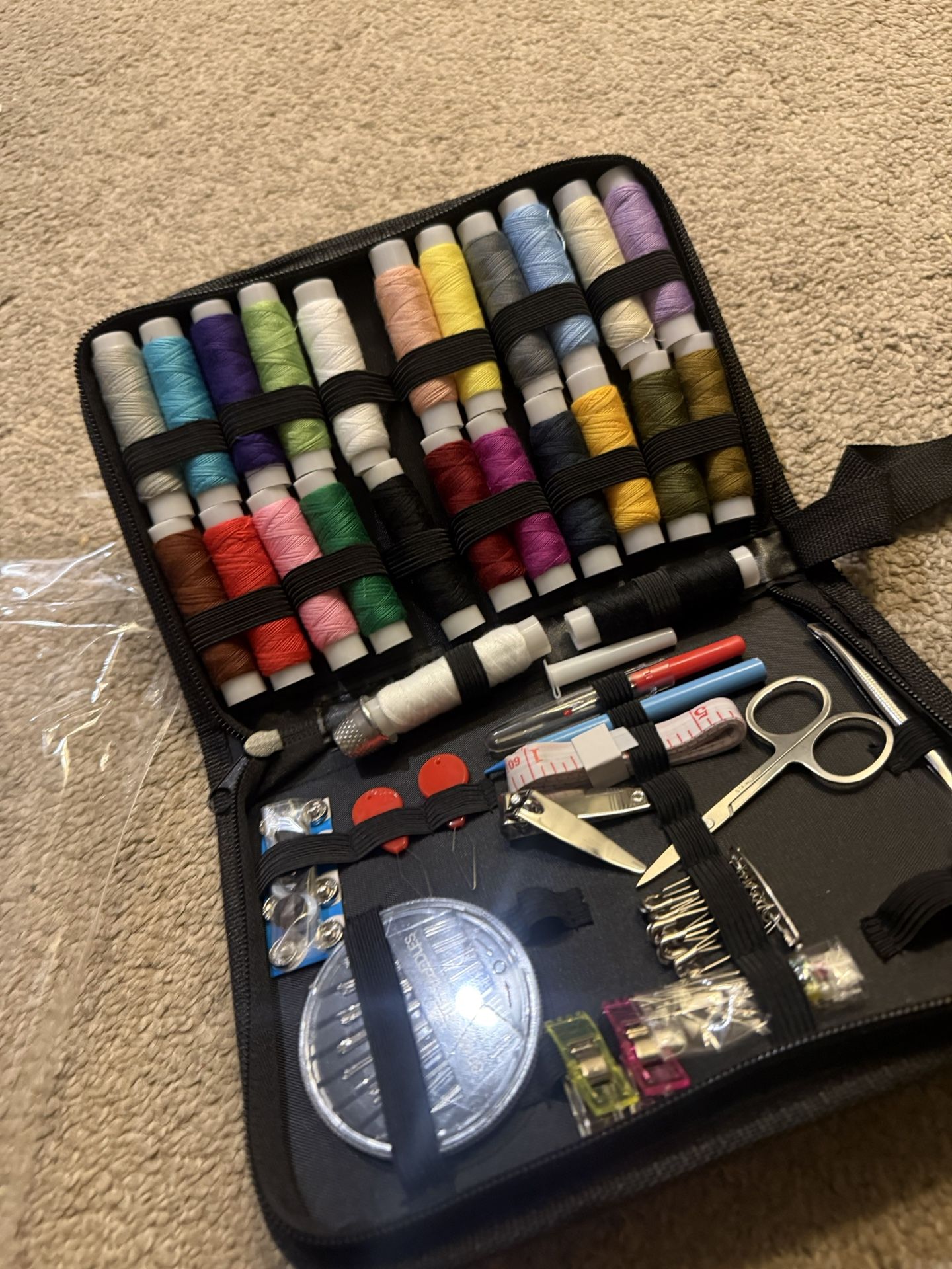 Sewing Kit with 100 Supplies and 24-Color Threads - photo 2