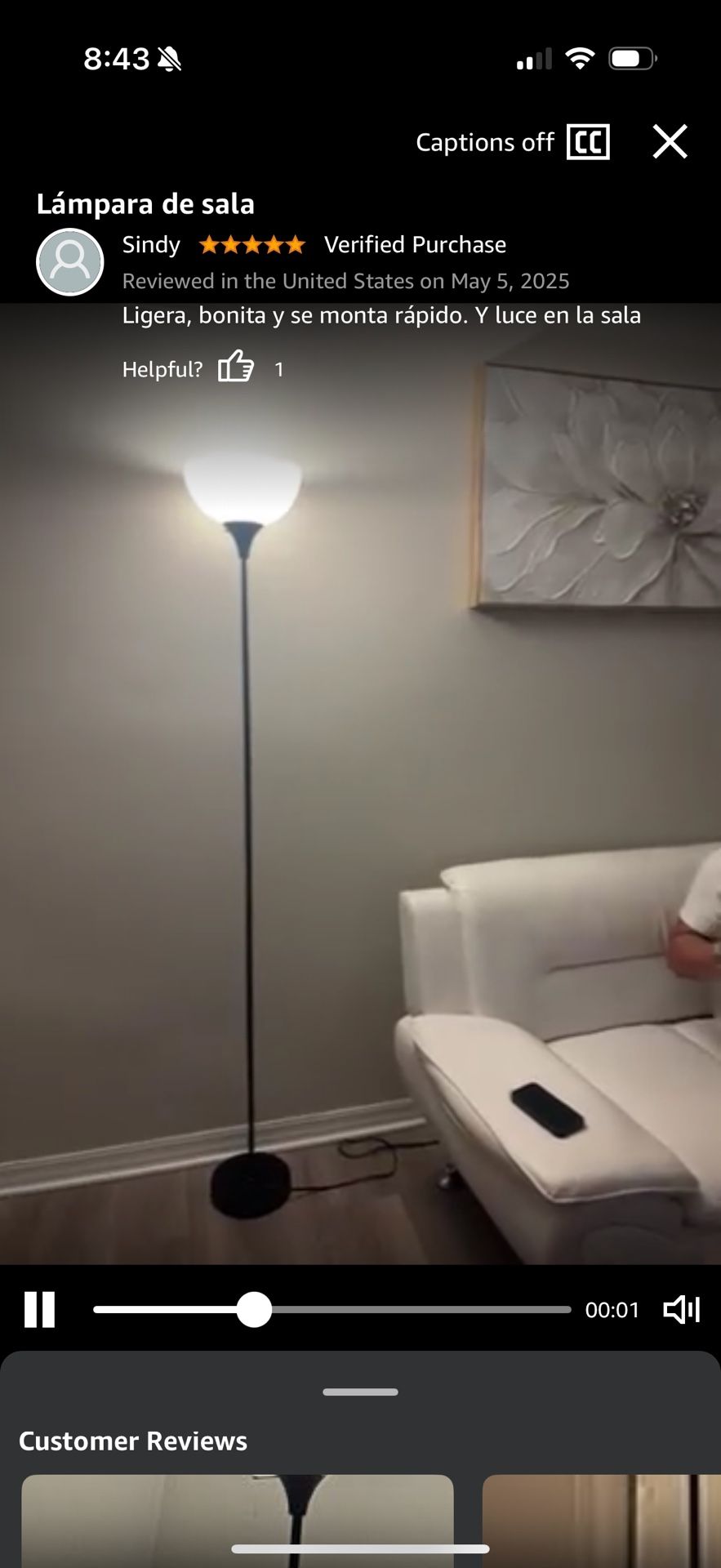 Modern Black LED Torchiere Floor Lamp 70 inch - photo 4