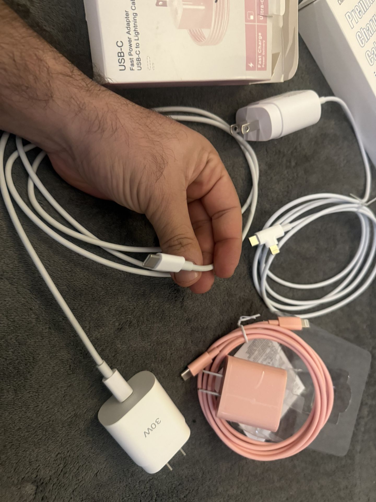 iPhone Charger Fast Charging 20W USB-C Wall Charger & 6ft Cable