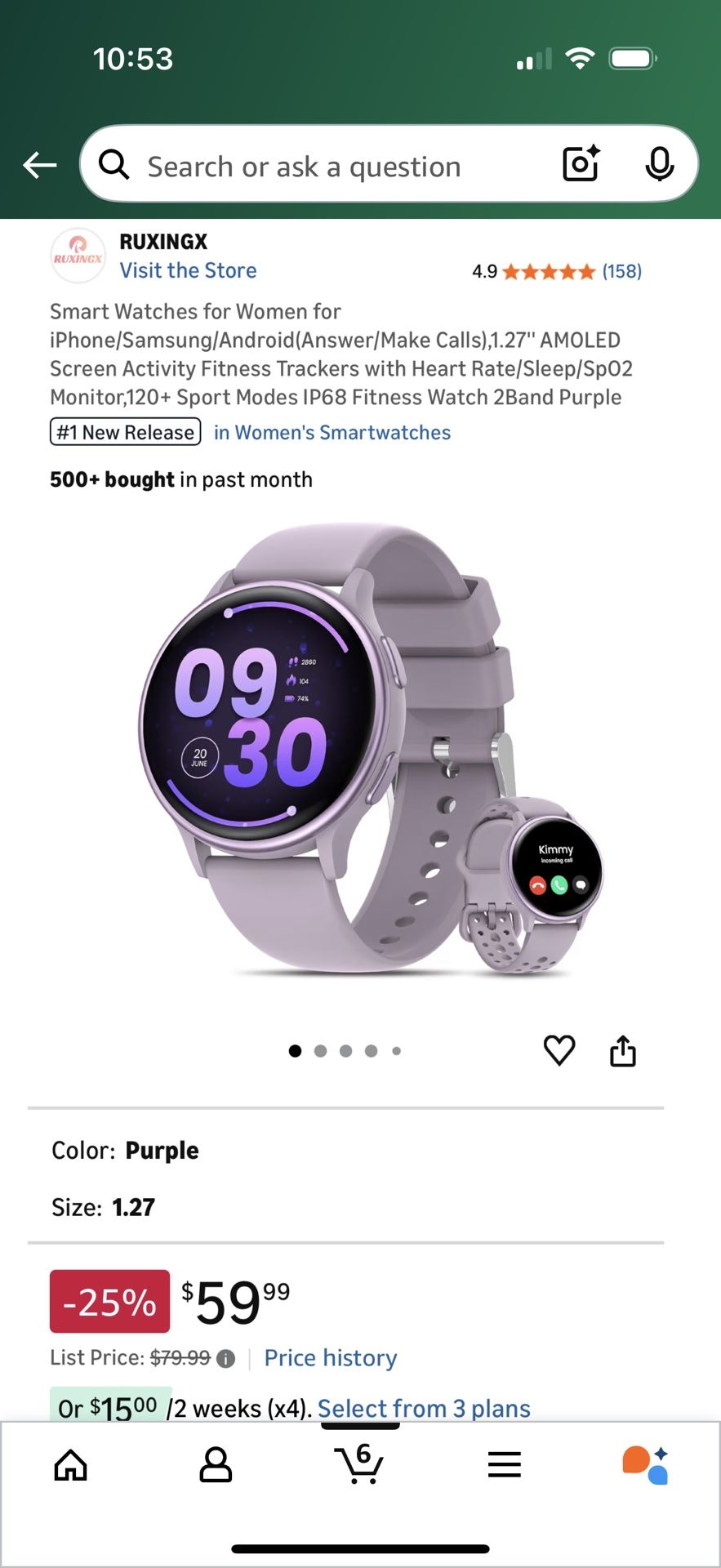 Smart Watch for Women Fitness Tracker with Bluetooth Call - photo 4