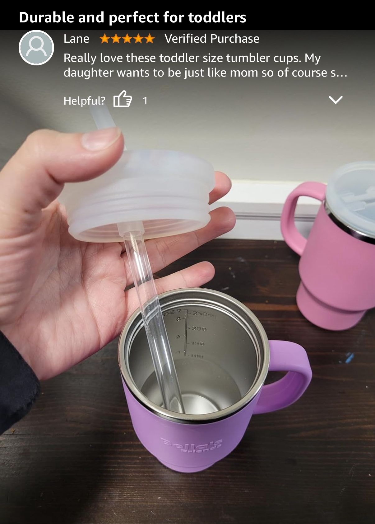 Handy Mini Tumbler – 9oz Toddler Sippy Cup, 2 Pack - photo 3