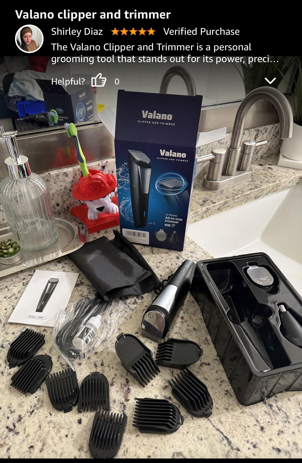 Professional Beard Trimmer and Hair Clipper Grooming Kit - photo 5