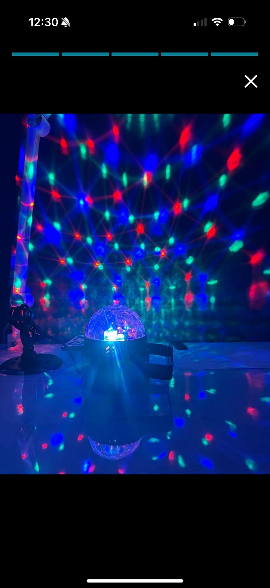 Sound Activated Party Lights with Remote Control - photo 4