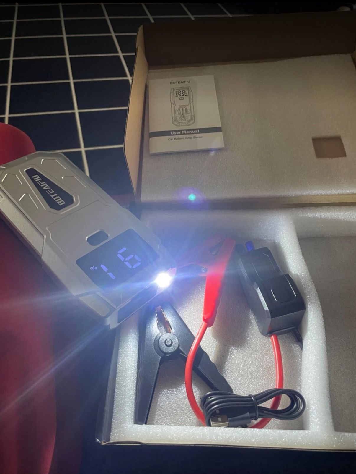 5000A Car Jump Starter Booster for Gas/Diesel Engines