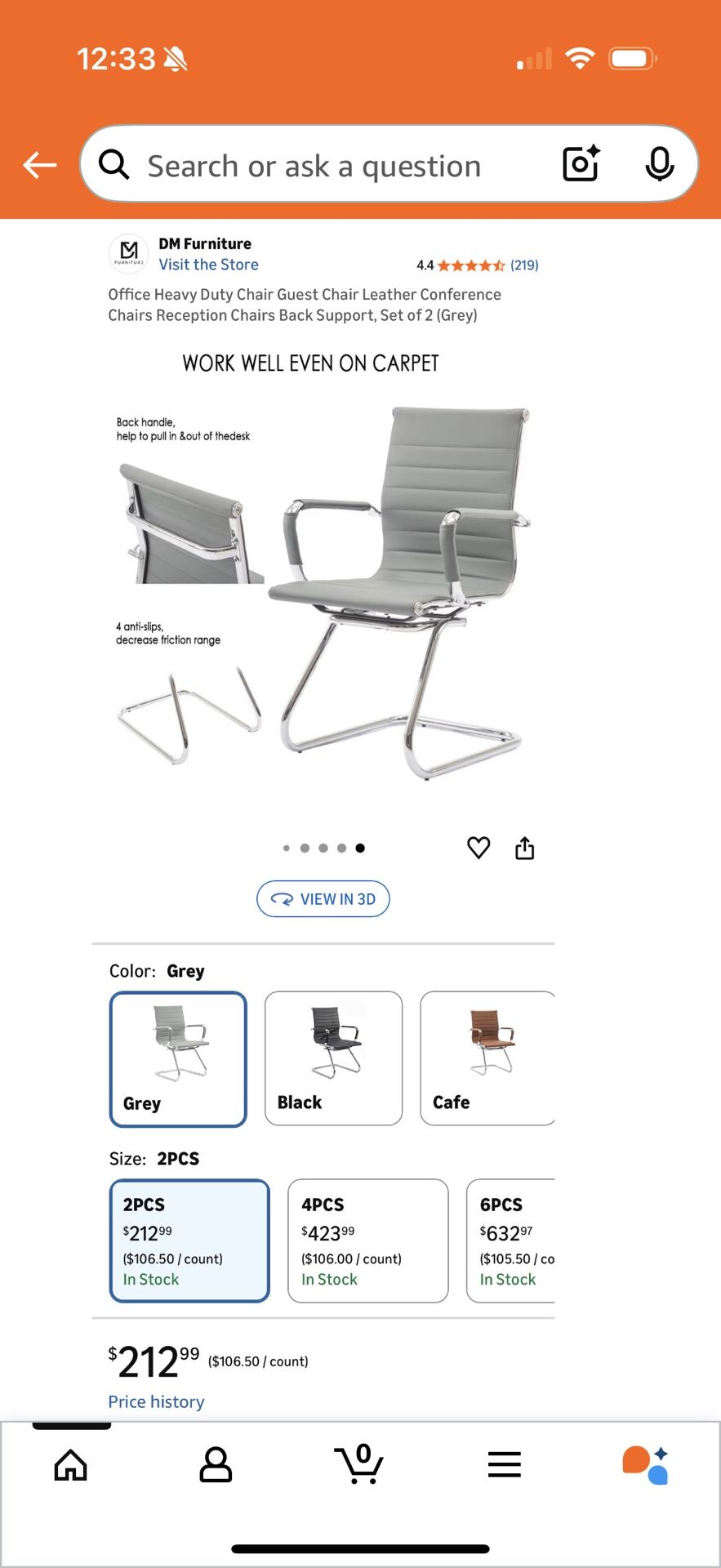 Heavy Duty Office Guest/Conference Chair - photo 4