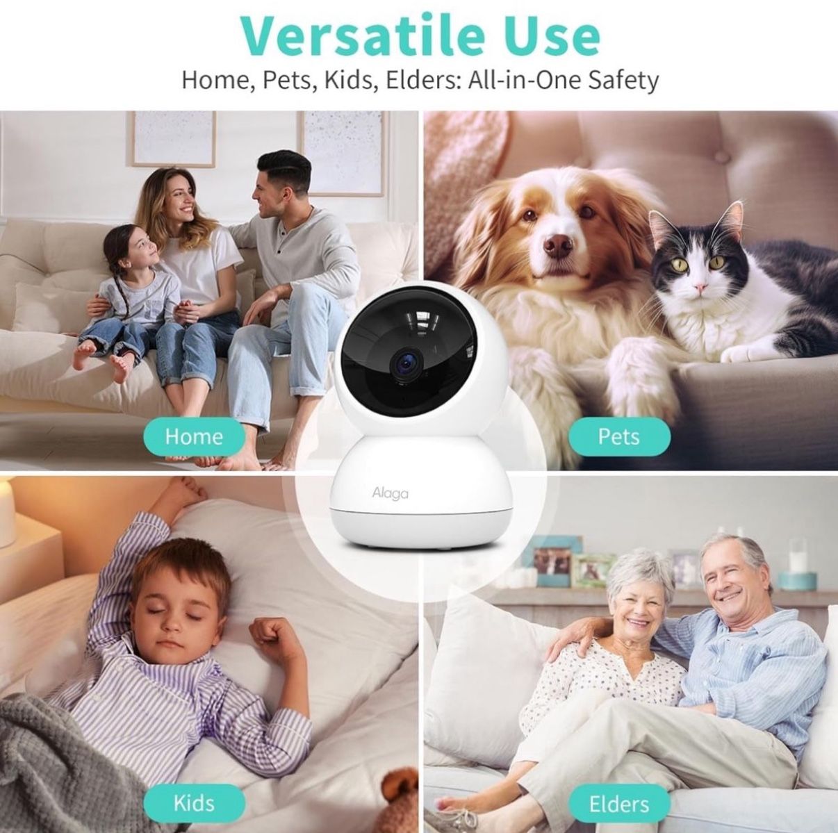 3K 360° Indoor Security Camera with AI and App Control - photo 5