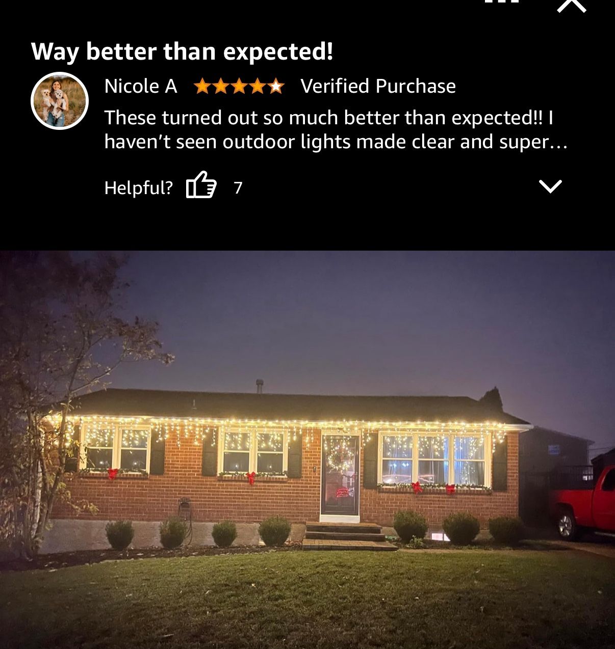 42FT 400LED Icicle Lights Outdoor Waterproof Warm White