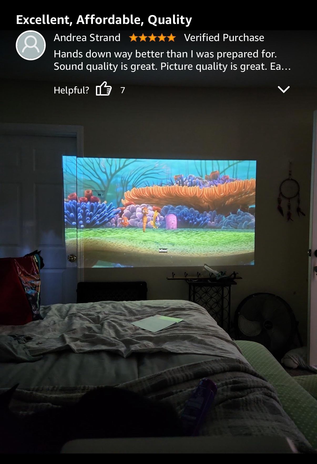 1080P WiFi & Bluetooth Projector with Auto Focus - photo 3