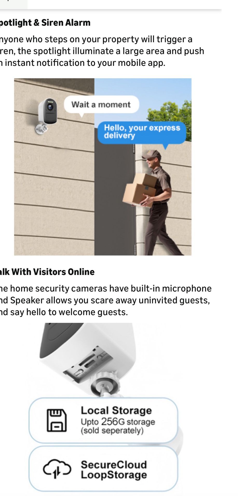 Home Security Cameras Wireless Outdoor 2K Night Vision - photo 3