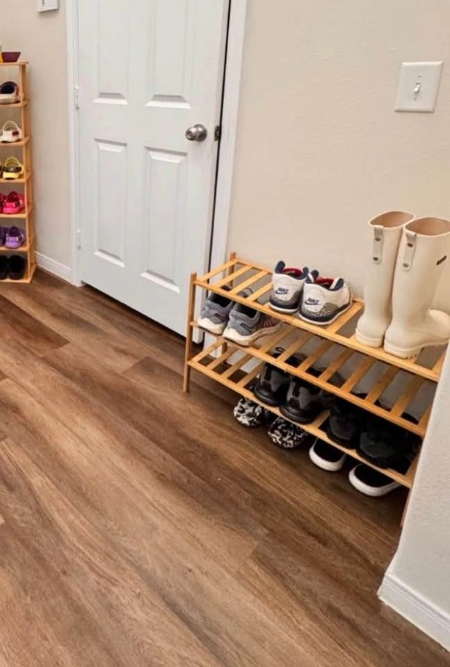 3-Tier Bamboo Shoe Rack Storage Organizer - photo 5