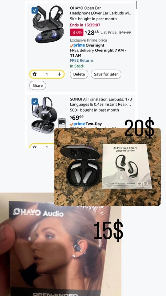 AI Translation Earbuds: 170 Languages & Instant Translator - photo 3