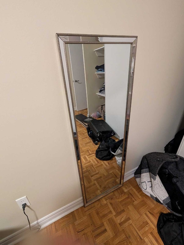 Full Length Beaded Mirror