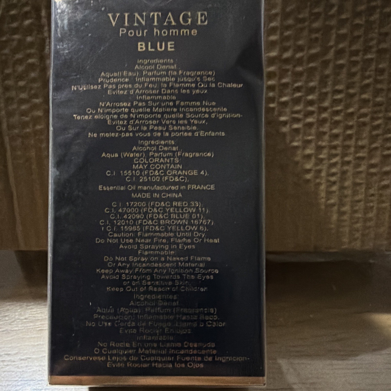 Vintage Pour Homme Blue Eau de Parfum Spray, 3.4 fl oz - photo 2