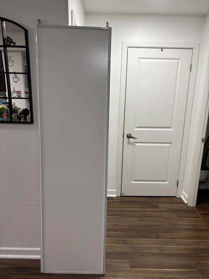 Pair of White Sliding Closet Doors - photo 2