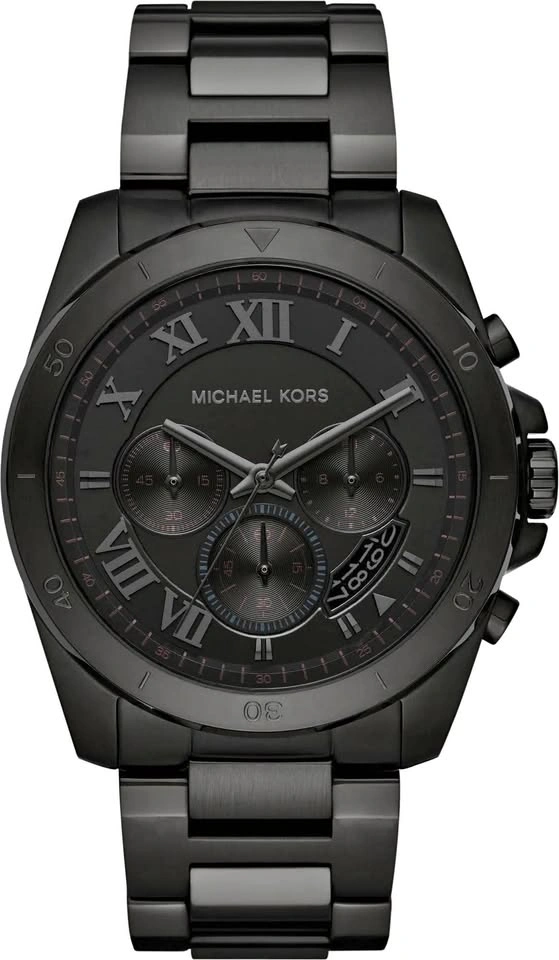 Michael Kors Brecken Black Ion-Plated Chronograph - MK8482