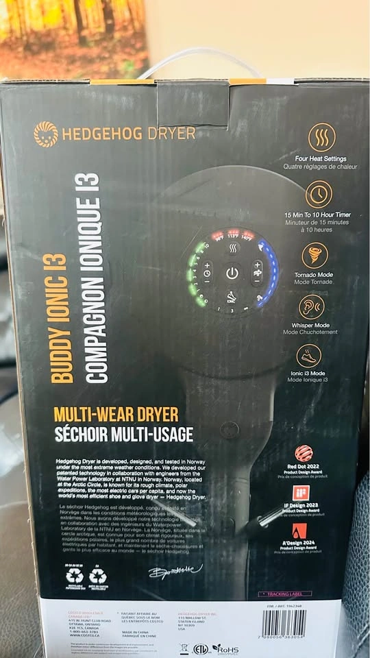 Brand New Hedgehog Buddy Ionic i3 Multi-Wear Dryer (700W) - photo 2