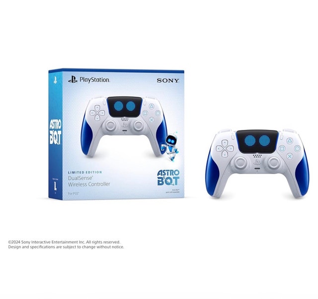 New PlayStation PS5 DualSense Astro Bot Ltd Edition Controller