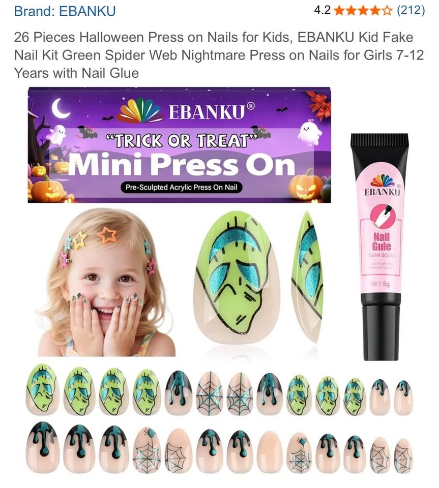 Kids Press On Nails - photo 4