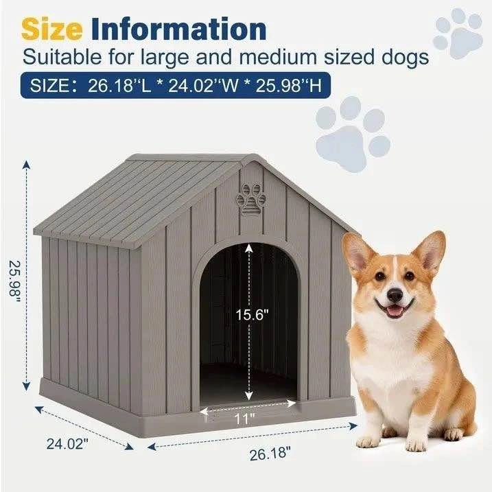 New Dog House for Medium & Large Dogs – Indoor / Outdoor - photo 3