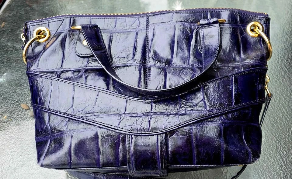 Kate Londry Purple Leather Purse - photo 2