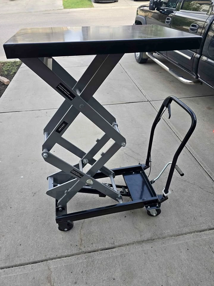 1000lb hydraulic rapid lift cart
