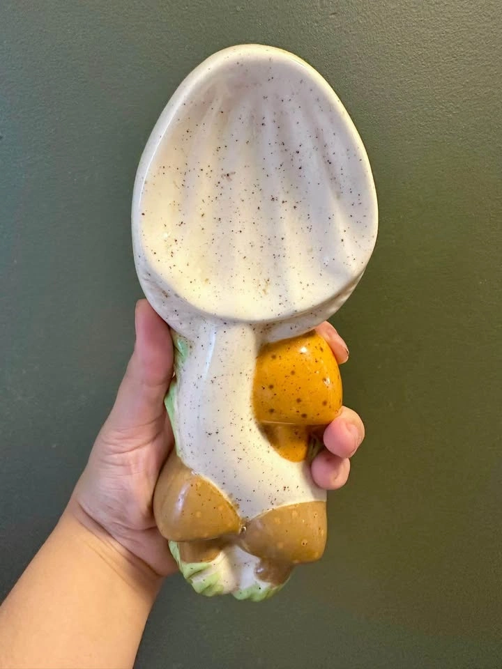 Vintage Mushroom Spoon Rest - photo 2