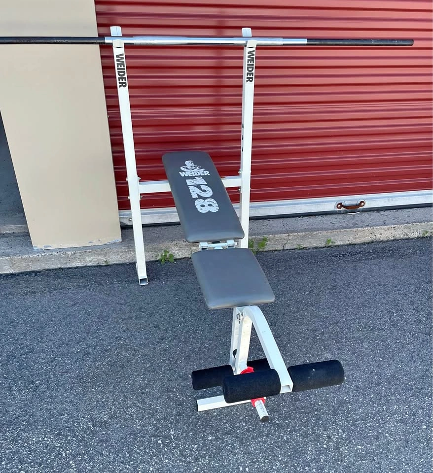 Weider workout bench+ Weights Delivery Available