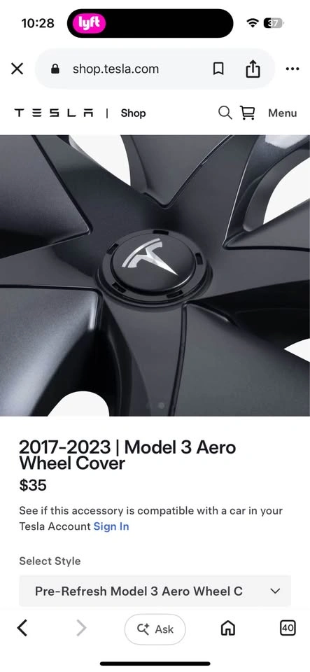 Tesla model 3 rim covers - photo 3