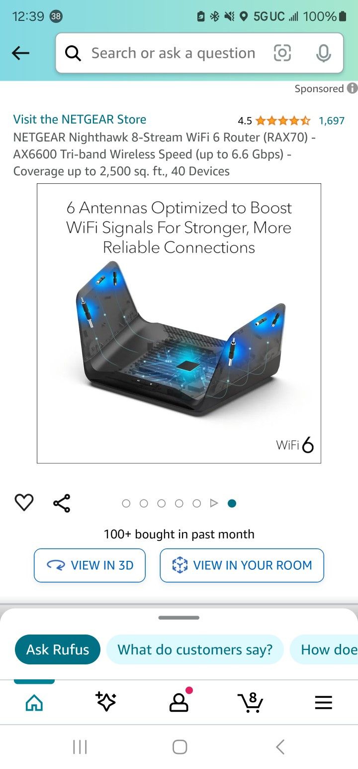Netgear Nighthawk RAX70 - photo 3
