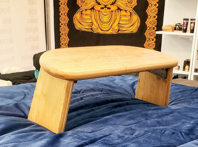 Folding Meditation Bamboo Bench